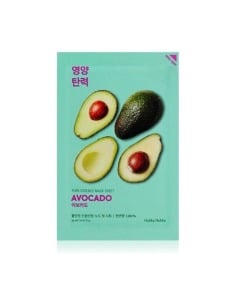 HOLIKA HOLIKA Pure Essence Mask Avocado 20 ml - Mascarilla Facial Hidratante con Extracto de Aguacate