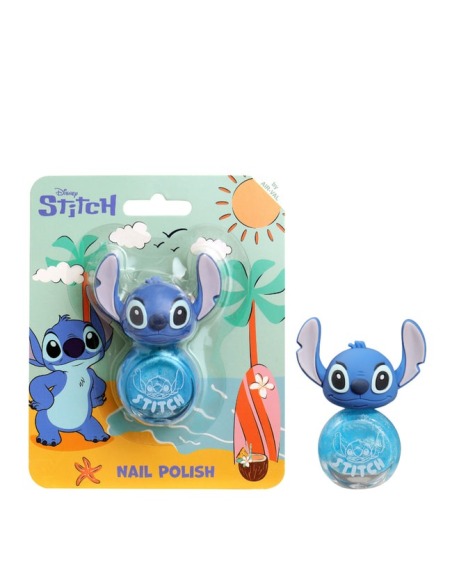 Air-val Stitch Laca de Uñas Tapon 3d Azul