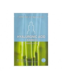 Holika Holika Mascarilla Facial Bamboo Ácido Hialurónico 18 Ml - Tratamiento Hidratante y Calmante para Piel Sensible