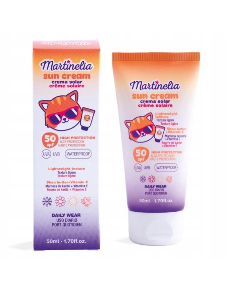 Martinelia Sun Cream Crema Solar Waterproof Spf50 50 Ml Protección Alta Uv