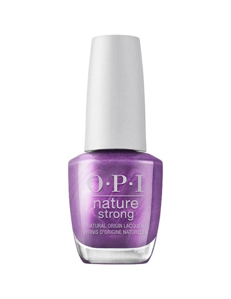 Opi Nature Strong Esmalte de Origen Natural Achieve Grapeness 15 Ml Tono Púrpura Vegano de Secado Rápido