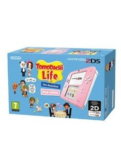 Consola nintendo 2ds hw rosa + tomodachi life  2204499 kiwiku.com