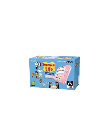 Consola nintendo 2ds hw rosa + tomodachi life  2204499 kiwiku.com