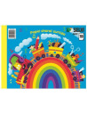Selvi Cuaderno para Manualidades Con 10 Pliegos de Papel Charol 24x32cm Colores Surtidos