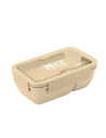 Must Sandwichera 950ml Con Cubiertos - Fiambrera Hermética Amarilla 950 Ml