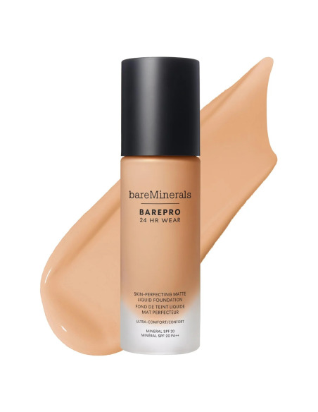 Bareminerals Barepro 24hr Wear Fondo de Maquillaje Líquido Mate Spf 20 Medium 32 Cool 30 Ml