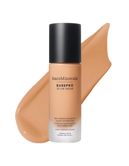 Bareminerals Barepro 24hr Wear Fondo de Maquillaje Líquido Mate Spf20 Medium 35 Neutral 30 Ml