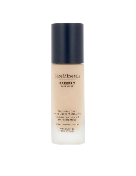 Bareminerals Barepro 24hr Wear Fondo de Maquillaje Líquido Mate Spf20 Medium 35 Warm 30 Ml