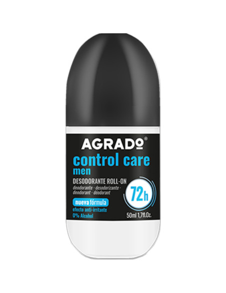 Agrado Control Care Desodorante Roll-on Antitranspirante 50 Ml para Control Efectivo Del Sudor