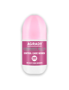Agrado Rosa Mosqueta Desodorante Roll-on Antitranspirante 50 Ml para Piel Sensible