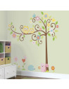 Room Mates Árbol Flores Gigante Scroll Tree Mega Pack Pelar y Pegar Decoración Mural para Paredes