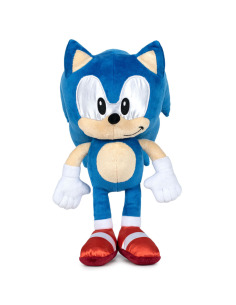 Sega Peluche Sonic the Hedgehog 80cm Azul Coleccionable para Niños y Fans