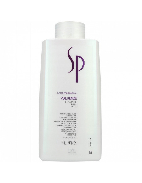 Wella Sp Volumize Champú 1000 Ml para Cabello Fino y sin Volumen