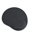 Gembird Mp-gel-black - Alfombrilla de Ratón Con Reposamuñecas de Gel Negro 240 Mm