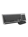 Subblim Teclado + Ratón Wireless Prestige Gris/negro - Combo Inalámbrico