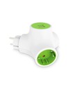 Ksix Molecule - Enchufe Usb 2 Tomas Verde 230 V