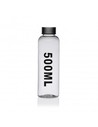 Bigbuy Home Botella Acero Inoxidable Acero Poliestireno 500 Ml