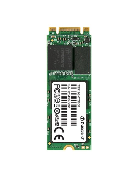 Transcend MTS600 M.2 SSD - Disco duro sólido SSD de 512 GB para ultrabooks y tabletas TS512GMTS600 kiwiku.com