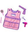Melissa & Doug Disfraz Peluquera para Niños y Niñas - Traje de Fiesta Con Accesorios - Juego de Imitación 3-6 Años