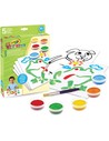 Crayola Mini Kids Juego de Témperas Lavables Anti Goteo - Juguete Infantil 5 Botes Pincel y 20 Hojas - Edad 36 Meses +