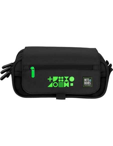 grafoplas-portatodo-triple-con-solapa-bits-bobs-verde-fluor-_8413623058488_oferta