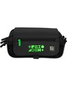 Grafoplas Portatodo Triple Con Solapa Bits&bobs Verde Fluor - Estuche Escolar 3 Compartimentos