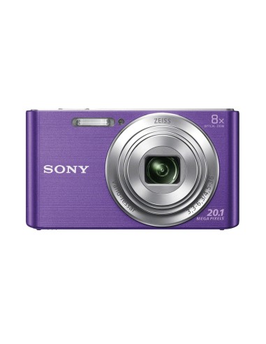 Sony DSC-W830 - Cámara compacta de 20.1 Mp (pantalla de 2.7, zoom óptico  8x, estabilizador óptico), negro - Kit cámara + Funda