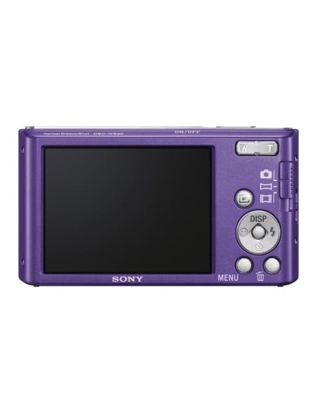 Sony DSC-W830 - Cámara compacta de 20.1 Mp pantalla de 2.7" zoom óptico 8x violeta DSCW830V.CE3 kiwiku.com