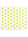 Wenko Salvaplatos Fleurelle Amarillo - Esterilla Fregadero Transparente Floral