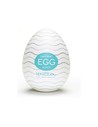 Tenga Huevo Masturbador Azul Wavy - Masturbador Masculino - Elastómero Medico - 1 Ud