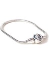 Harry Potter Pulsera Charms Plateada M 19cm - Pulsera Accesorio Unisex Metal Plateado