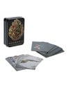 Paladone Baraja de Naipes Escudo y Casas de Hogwarts en Caja Metálica - Juguete Cartas Harry Potter