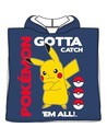 Sun City Poncho Pokemon - Poncho Infantil Poliester 55x110 Cm