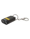 Edm Linterna Llavero Led Multicolor Con Batería Recargable Usb-c 250 Mah - Linterna 5 Modos Luz Fría Cálida Uv Magnética
