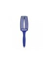 Olivia Garden Fingerbrush Care Ionic Boar & Nylon Combo Medium Blue Jeans - Cepillo de Pelo Profesional para Cabello Fino O Norm