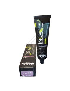 L'oréal Inoa Tinte Permanente Vegano 426 Castaño Irisado Rojizo 60 Ml