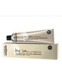 L'oréal Inoa Suprême 7.41 Hair Color Muted Copper 60ml Coloración Permanente sin Amoníaco para Cabello Maduro