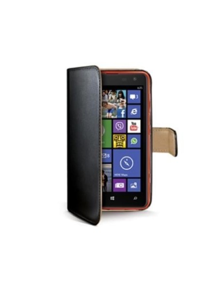 Funda wallet lumia 520 negra WALLY321 kiwiku.com