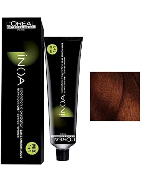 L'oreal Inoa 5.42 Coloración Permanente sin Amoníaco 60 Ml para Cabello