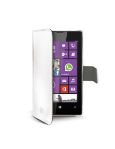 Funda wallet lumia 520 blanca WALLY321WH kiwiku.com