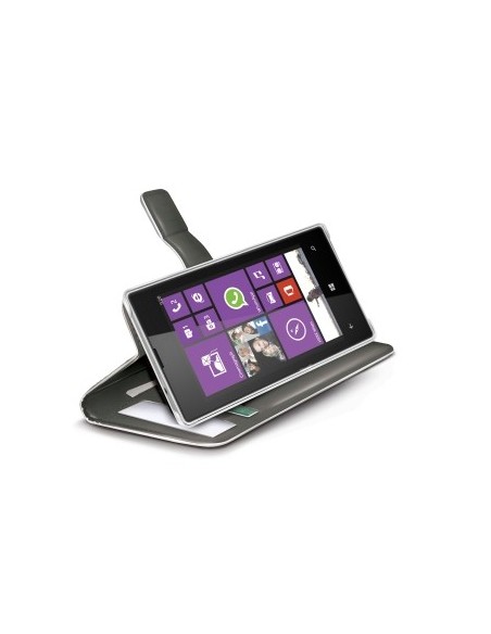Funda wallet lumia 520 blanca WALLY321WH kiwiku.com
