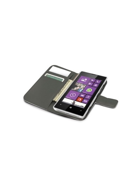Funda wallet lumia 520 blanca WALLY321WH kiwiku.com