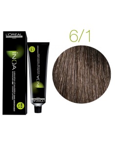 L'oreal Inoa 6.1 Tinte Permanente sin Amoníaco 60 Ml Castaño Ceniza Oscuro