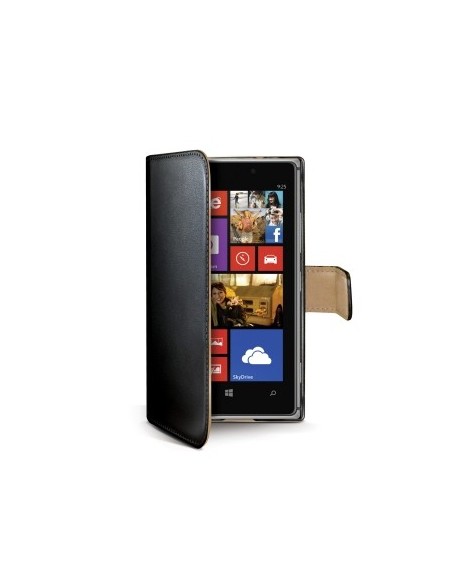 Funda wallet lumia 925 negra WALLY339 kiwiku.com