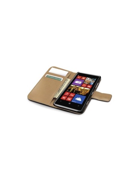 Funda wallet lumia 925 negra WALLY339 kiwiku.com