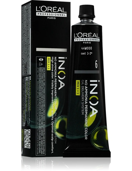 L'oreal Inoa Hair Color 6.07 Dark Blonde Cool 60 Ml Tinte Permanente sin Amoníaco para Cabello