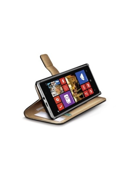 Funda wallet lumia 925 negra WALLY339 kiwiku.com