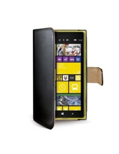 Funda wallet Nokia lumia 1520 negra WALLY378 kiwiku.com