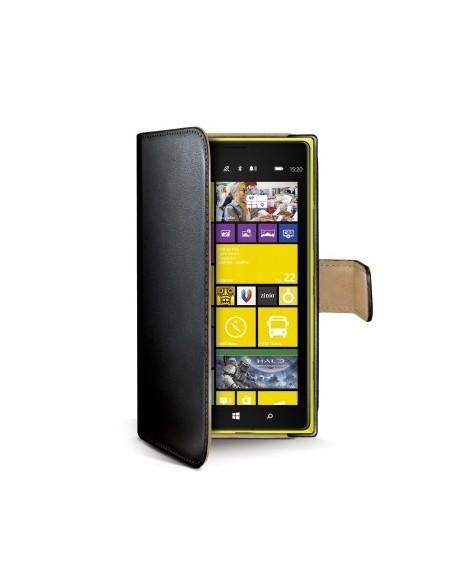 Funda wallet Nokia lumia 1520 negra WALLY378 kiwiku.com
