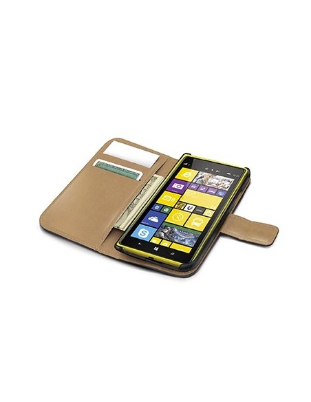 Funda wallet Nokia lumia 1520 negra WALLY378 kiwiku.com